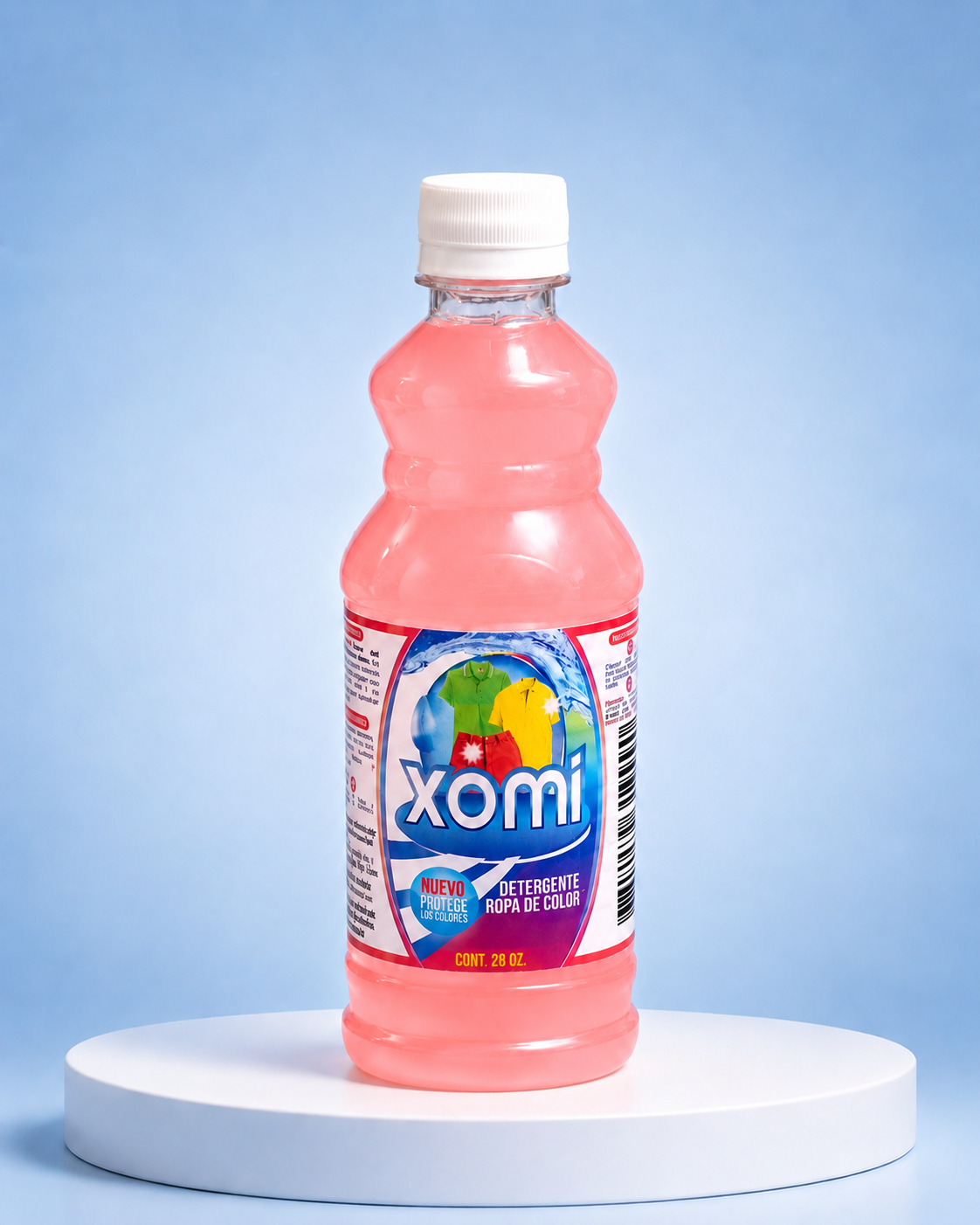 Detergente líquido Xomi para ropa de color de 28 oz