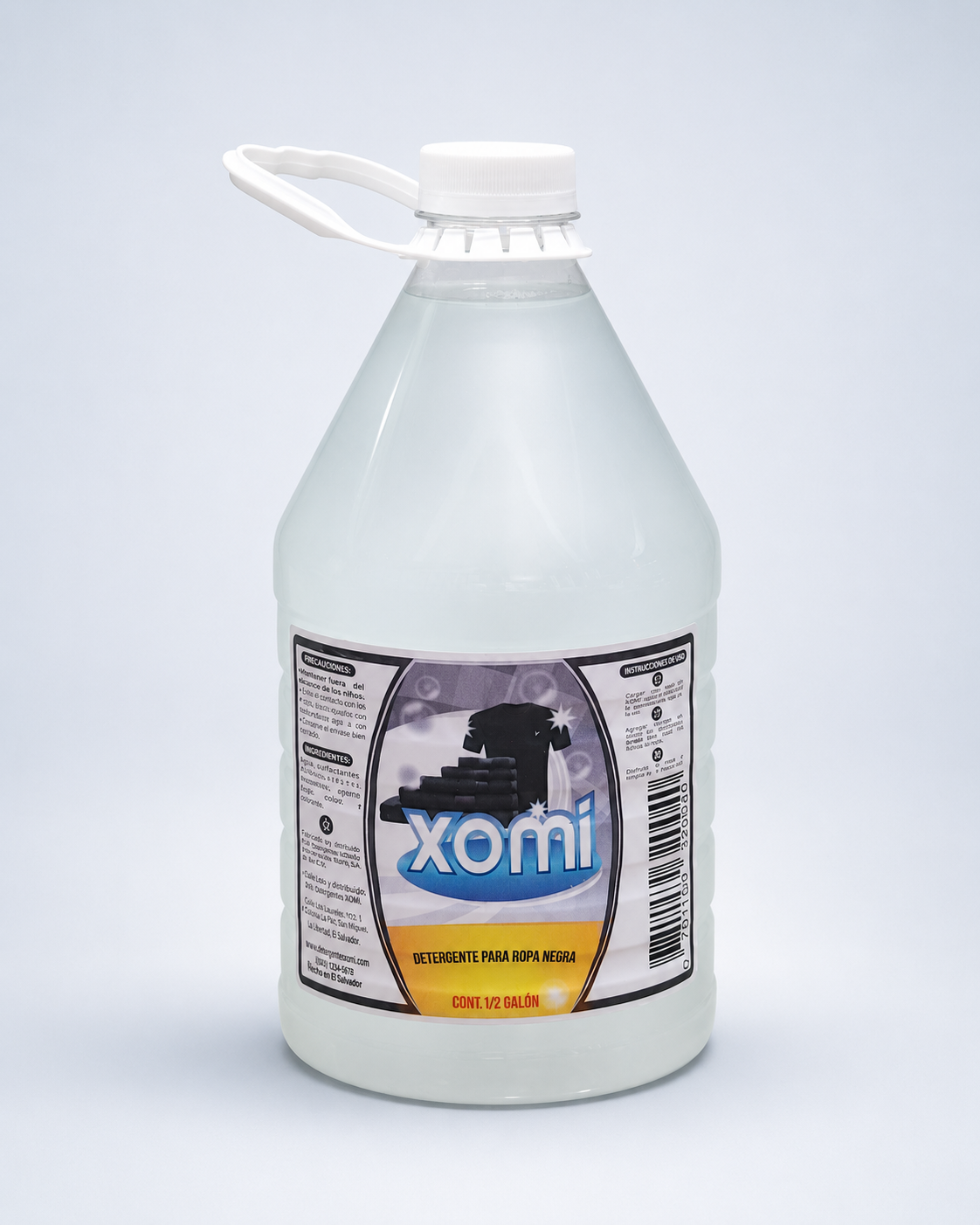 Detergente líquido Xomi para ropa negra
