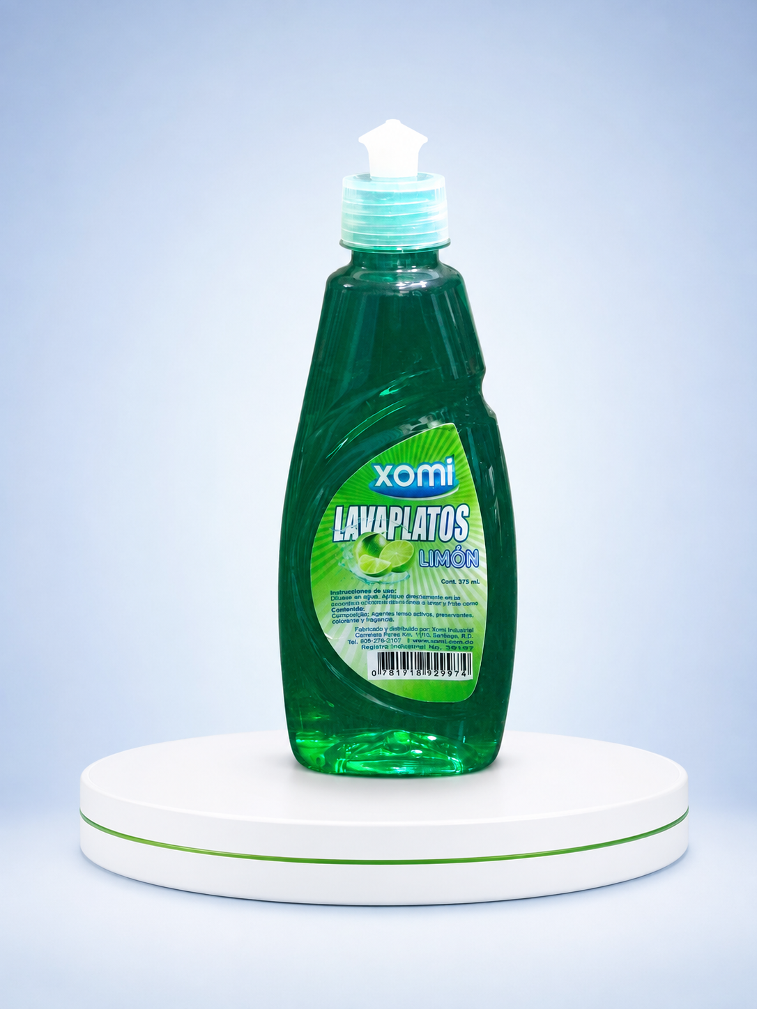 Lavaplatos limón Xomi de 375 ml